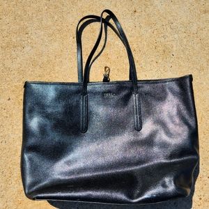 Furla Black Leather Handbag